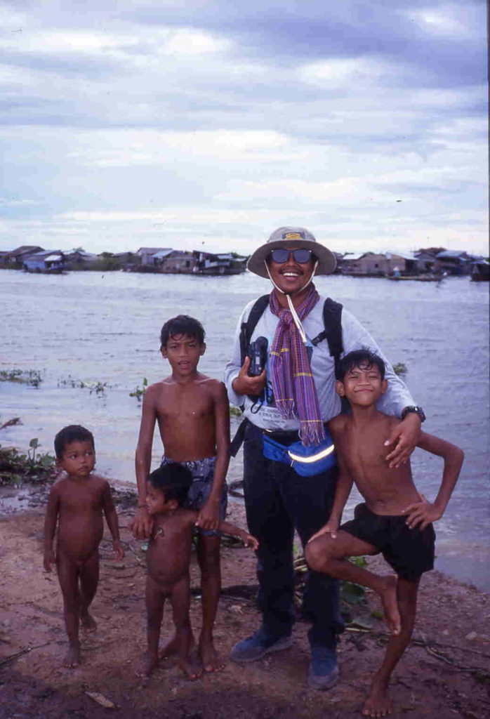 カンボジア・トンレサップ湖視察 （1999年9月）